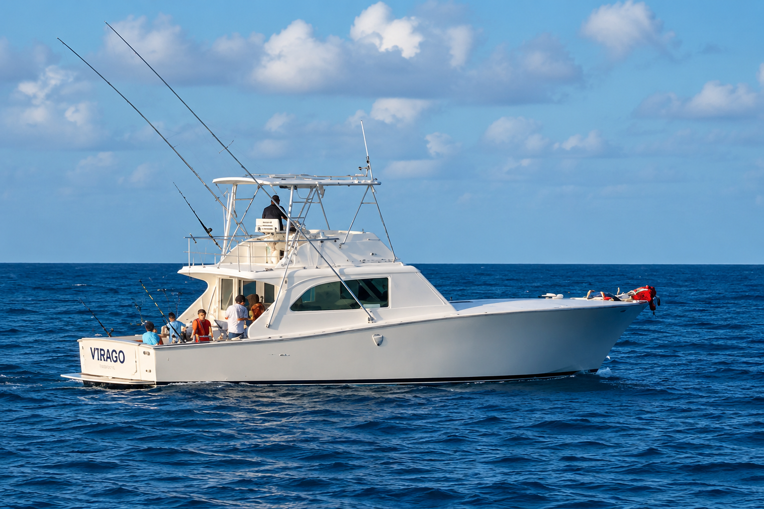 Deep Sea Sport Fishing Charter Boat in Punta Cana Dominican Republic