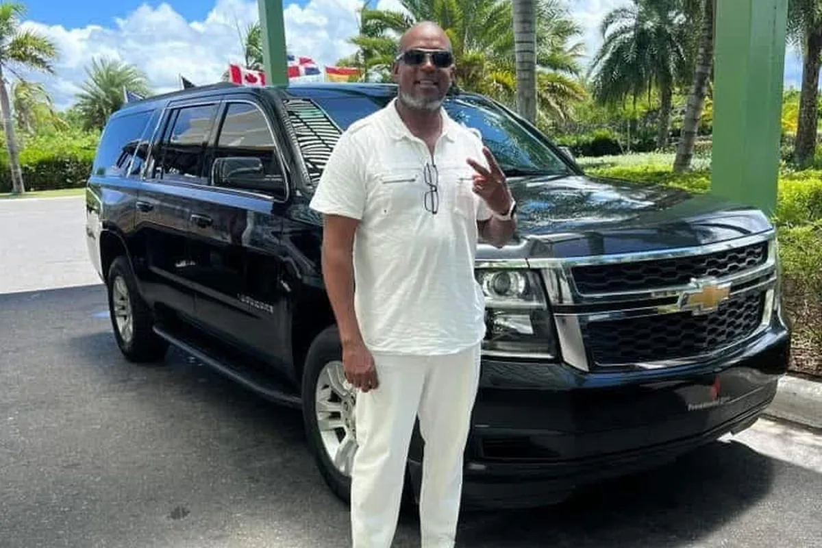 Private Punta Cana airport and local transportation with a black Chevrolet Suburban SUV