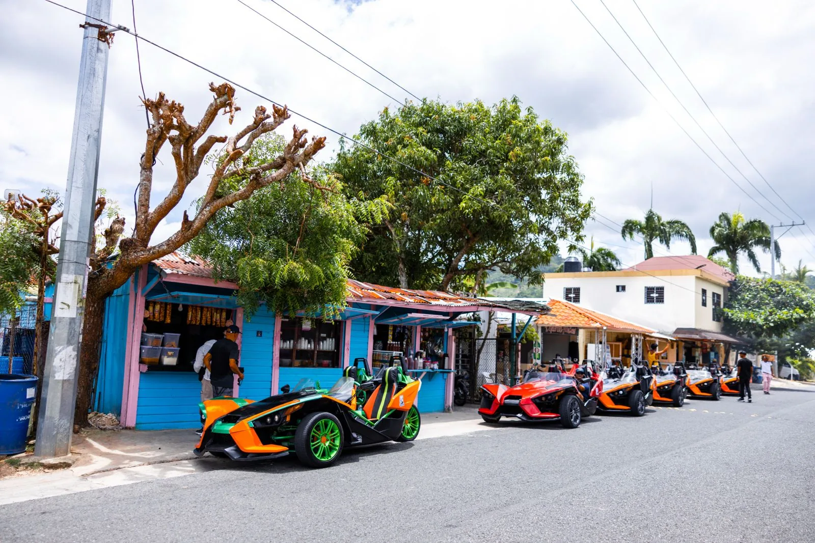 Guided Slingshot tour visiting a traditional village in the Dominican Republic