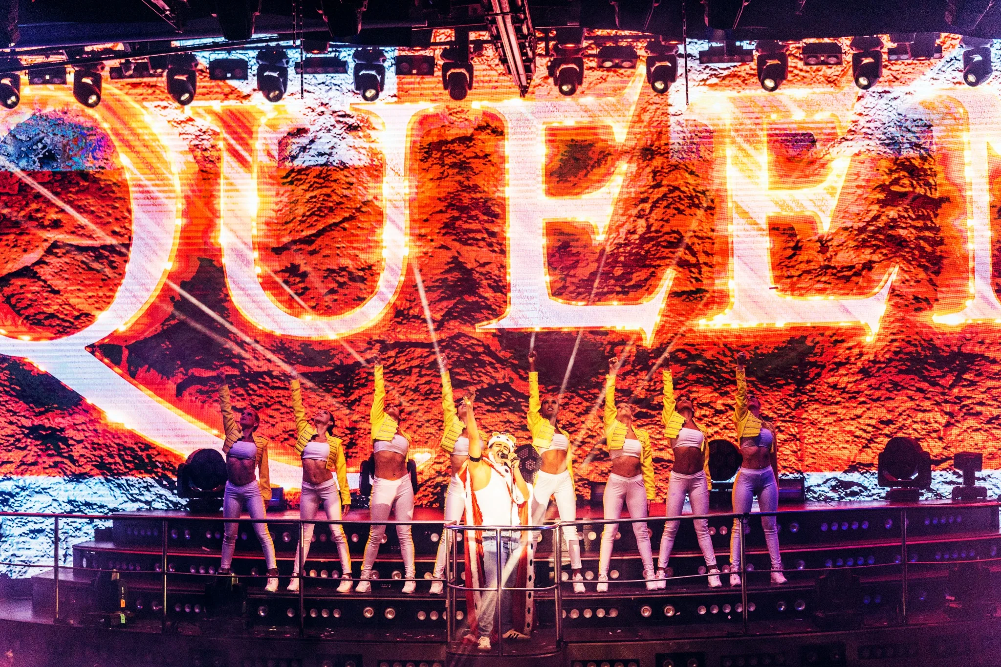 Queen-themed live tribute show at Coco Bongo Punta Cana