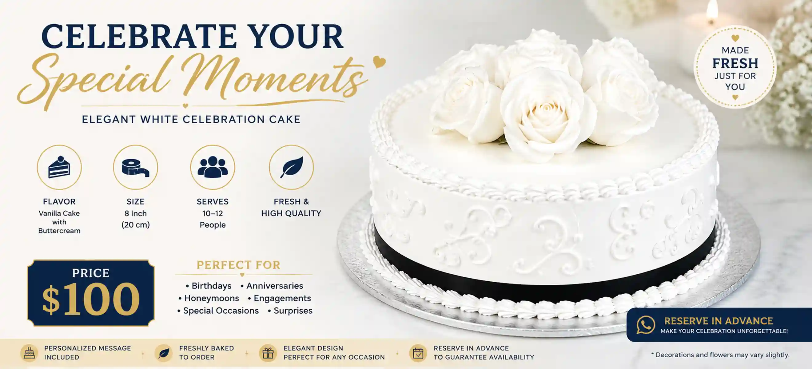 vanela white cake