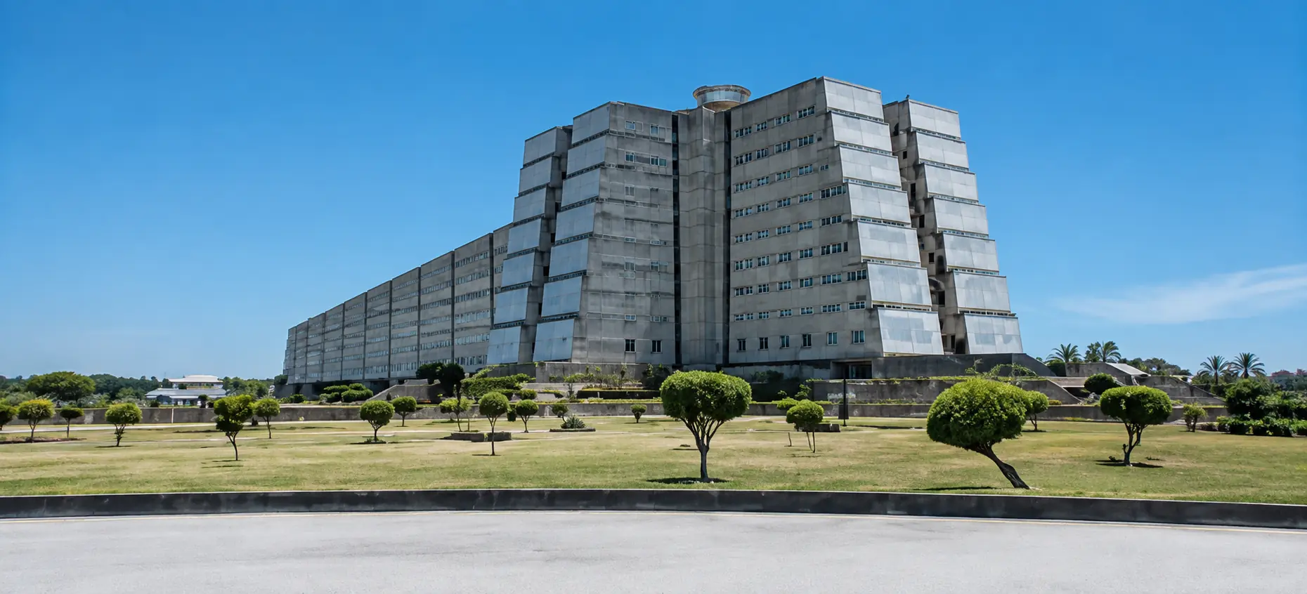 Modern architectural landmark in Santo Domingo, Dominican Republic