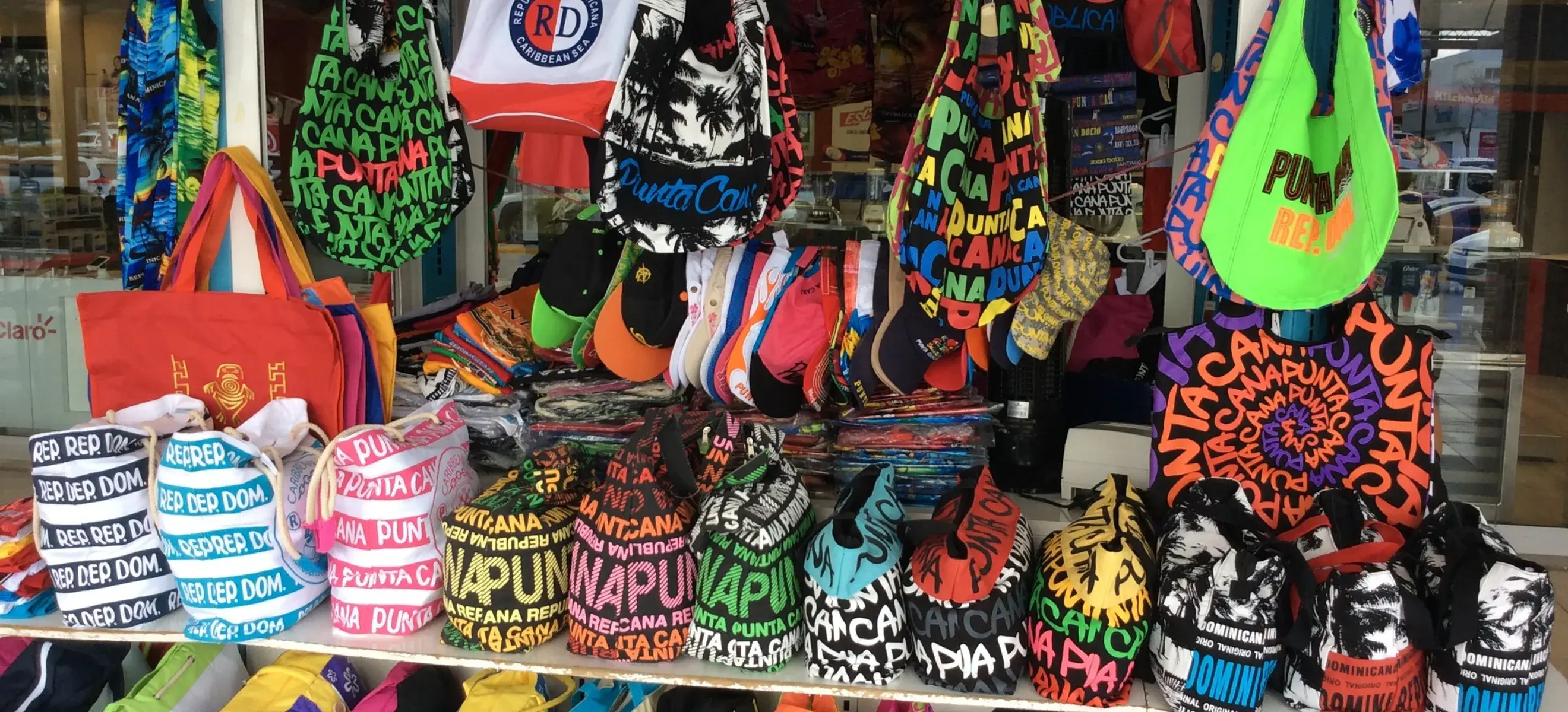 Local Punta Cana gift shop and souvenir shopping stop in the Dominican Republic