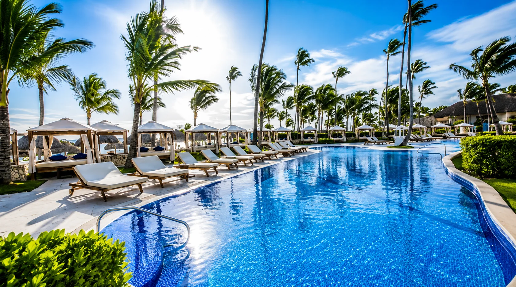 Majestic Elegance Punta Cana tropical pool and resort accommodations