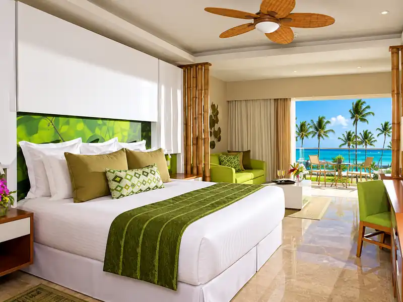 Dreams Onyx Resort & Spa Punta Cana ocean view room with king bed